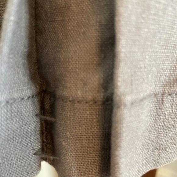 GAP Gray Linen-Blend Cargo Jacket, Size Medium - Picture 7 of 8